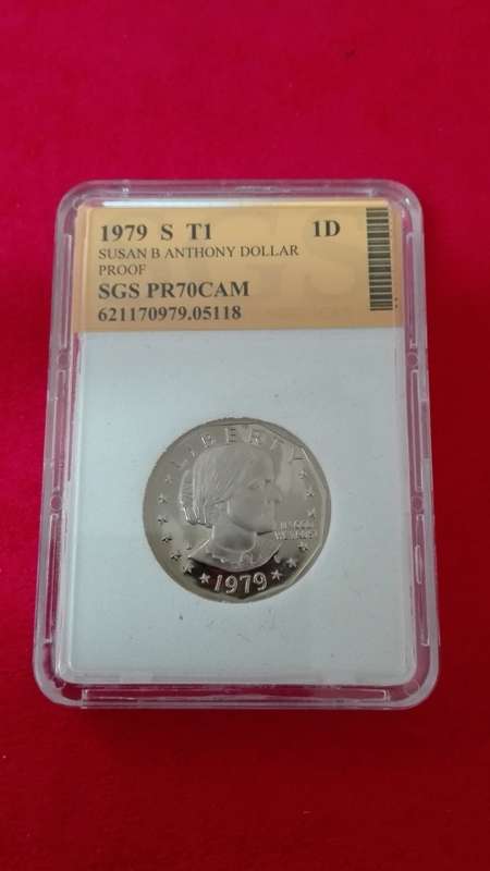 1979 Susan B Anthony Dollar proof